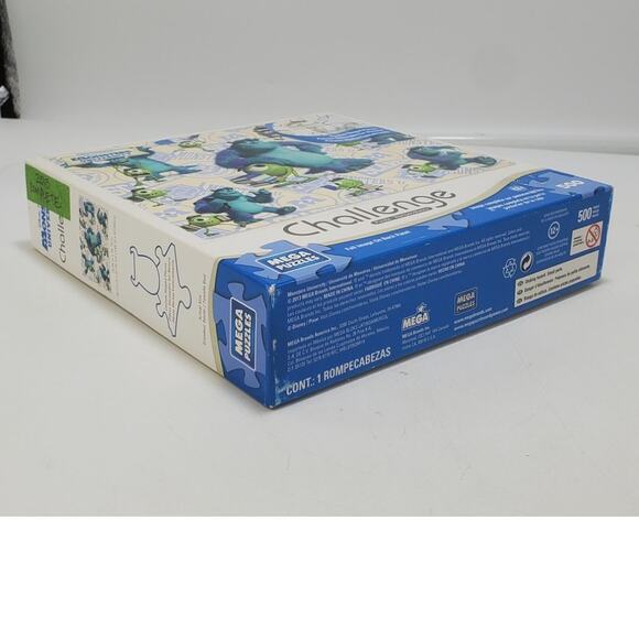 Mega Puzzles Monsters University Challenge Puzzle 500 Piece 2013 100% COMPLETE - Picture 6 of 6